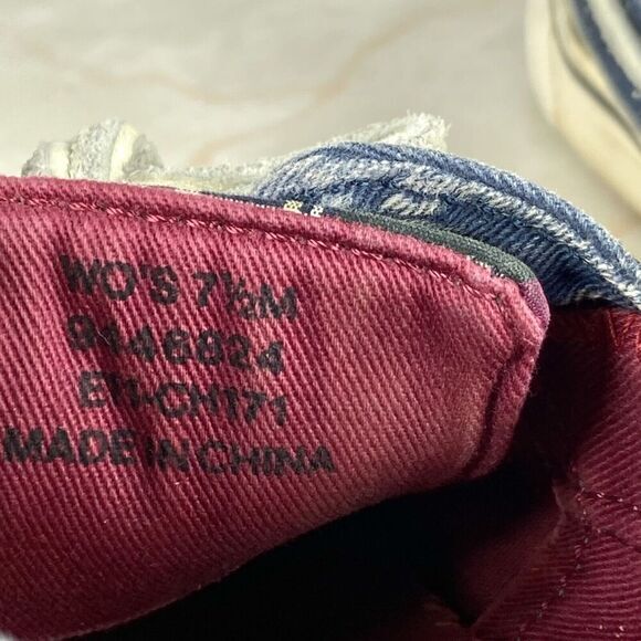 Sperry Top Sider Shoes Womens Size 7.5 Plaid Bahama II Kick Back Casual Loafers - Picture 12 of 12